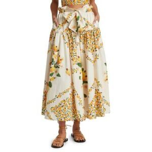 Farm Rio Cashew Midi Skirt